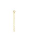 Heliophilia Silver Pendientes de Plata de Ley 925 en Color Dorado ELKSLVR7322A